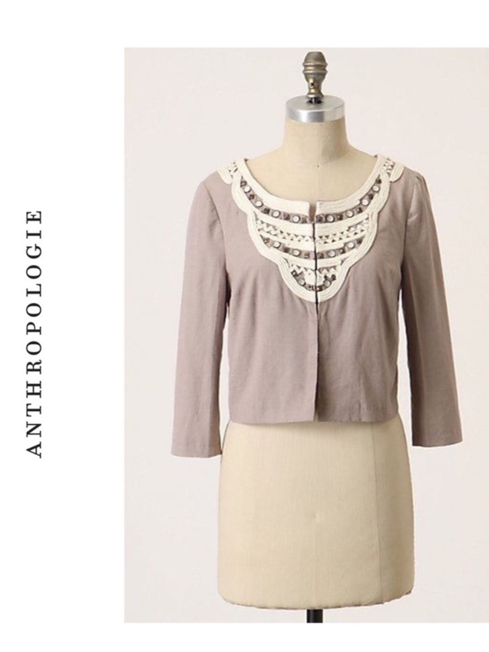 2010 Anthropologie Pipe up the band jacket